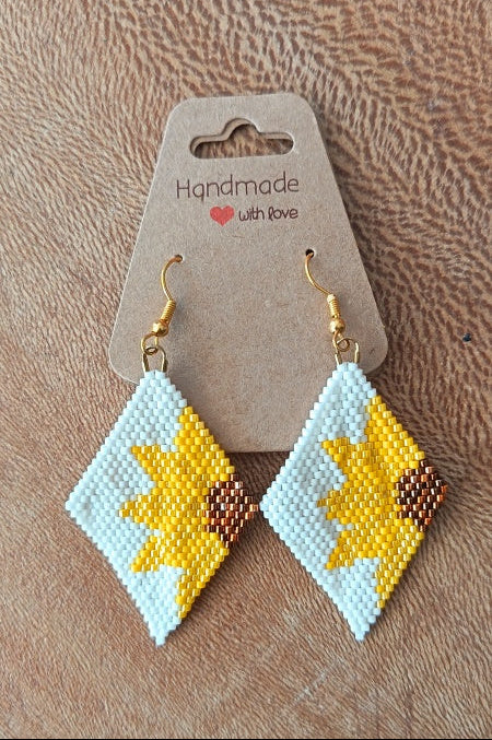 Boucles d’oreilles “Soleil de Van Gogh 🌼”