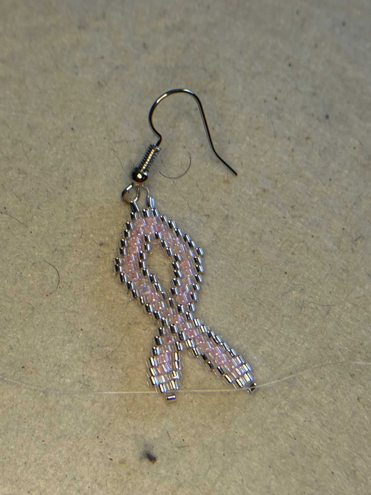 🎀 October Rose – Boucles d’oreilles Ruban