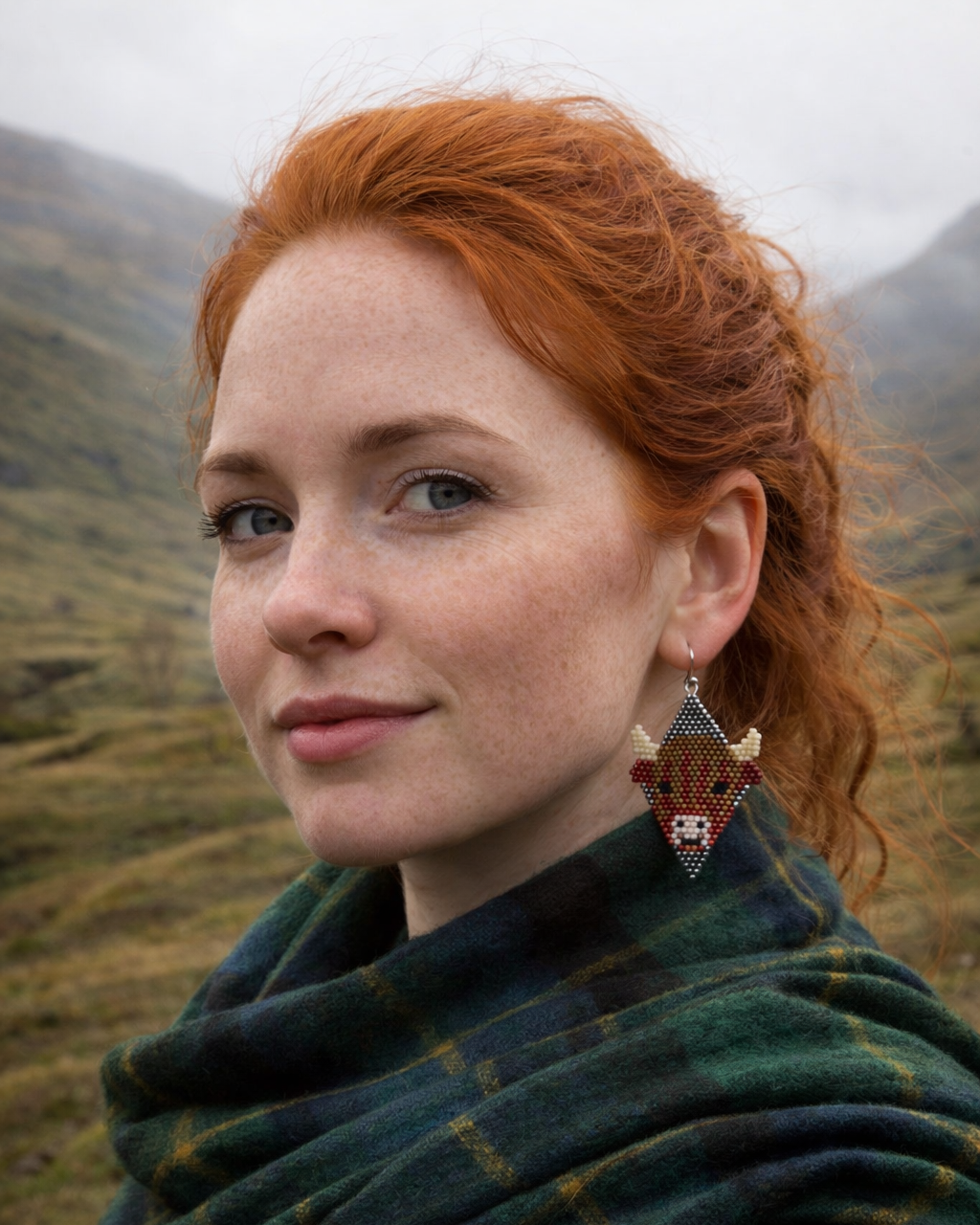 Boucles d'oreilles "Highland Coos"