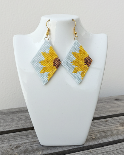 Boucles d’oreilles “Soleil de Van Gogh 🌼”