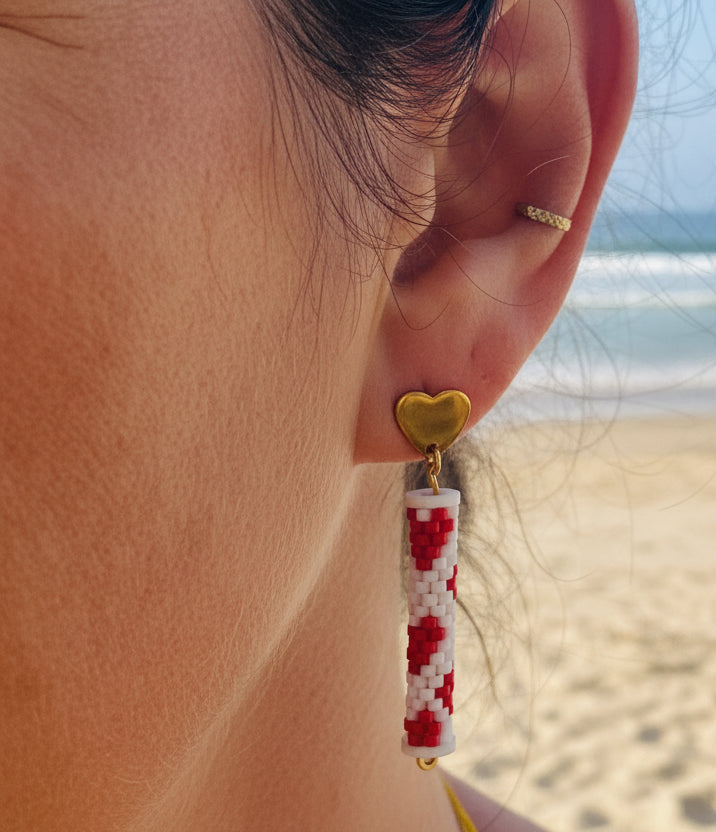 Boucle d'oreilles Queen of Hearts