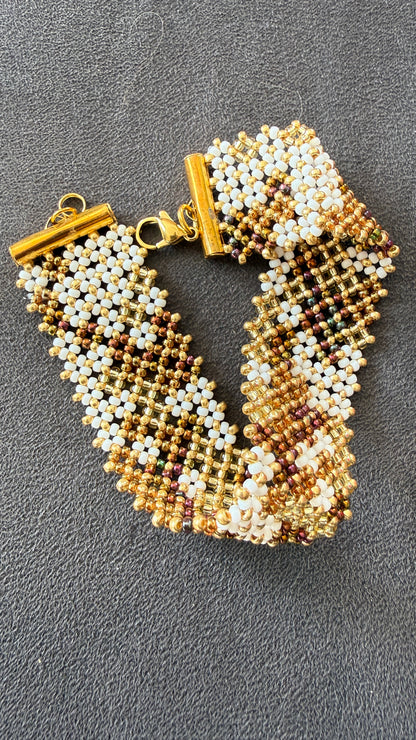 Bracelet Pondo “Golden Vibes Only”