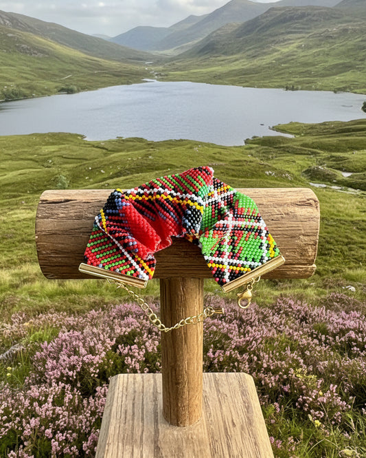 Bracelet manchette Ecossaise Tartan